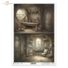 Mouse World - Interior -  Ilustracje,  świat myszek, przytulne wnętrza, bajkowe sceny, kominki, nory mysie, domki, wnętrza